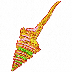 Seashell Embroidery Design 6 Seashell Embroidery Design 6